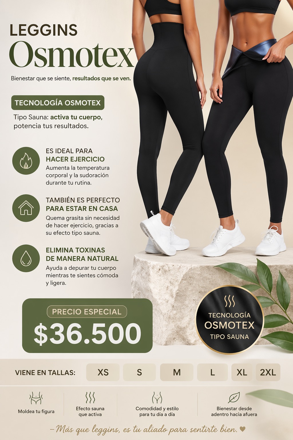 Leggins Cinturilla Osmotex